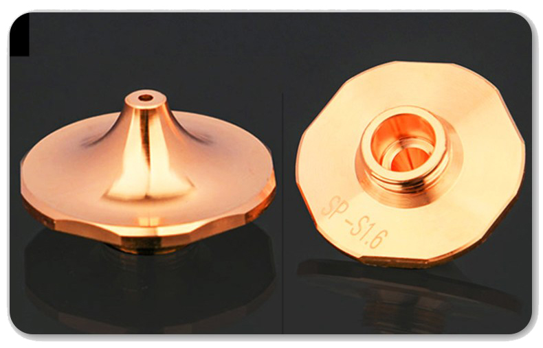 High-speed double-layer laser cutting nozzle Φ28×15×M11×1.2mm(pic1)